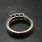 Muonionalusta Meteorite Sterling Silver Ring from Sweden - 3.23 Grams - Size 7