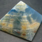 Lemurian Aquatine Blue Calcite Pyramid - 2.3" - 140.54 Grams