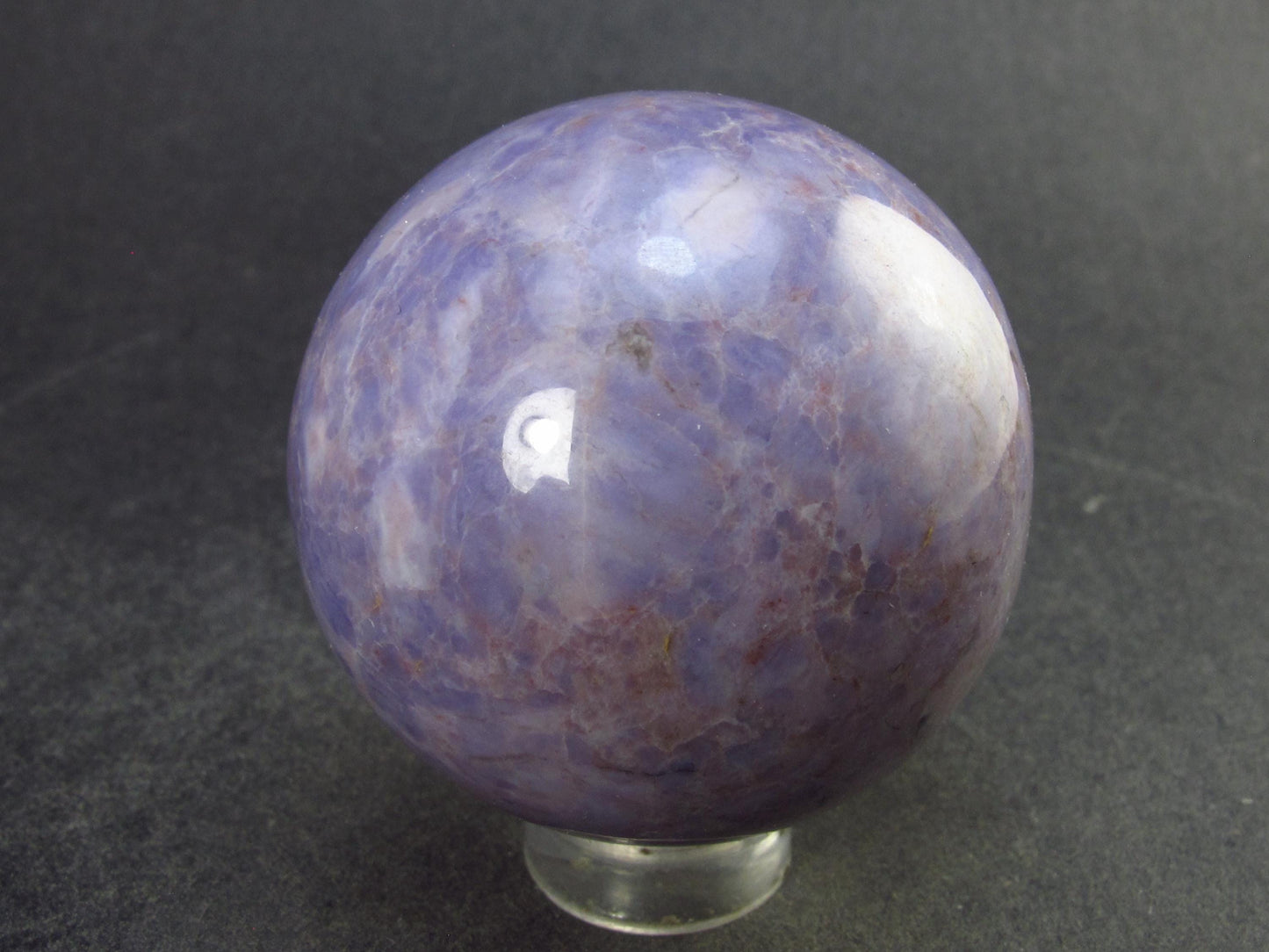 Purple Jade Sphere Ball from Turkey - 1.6" - 103.8 Grams