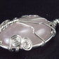 Set of 3 Natural Gem Green Aventurine Rose Quartz Amethyst Pendant Tree of Life