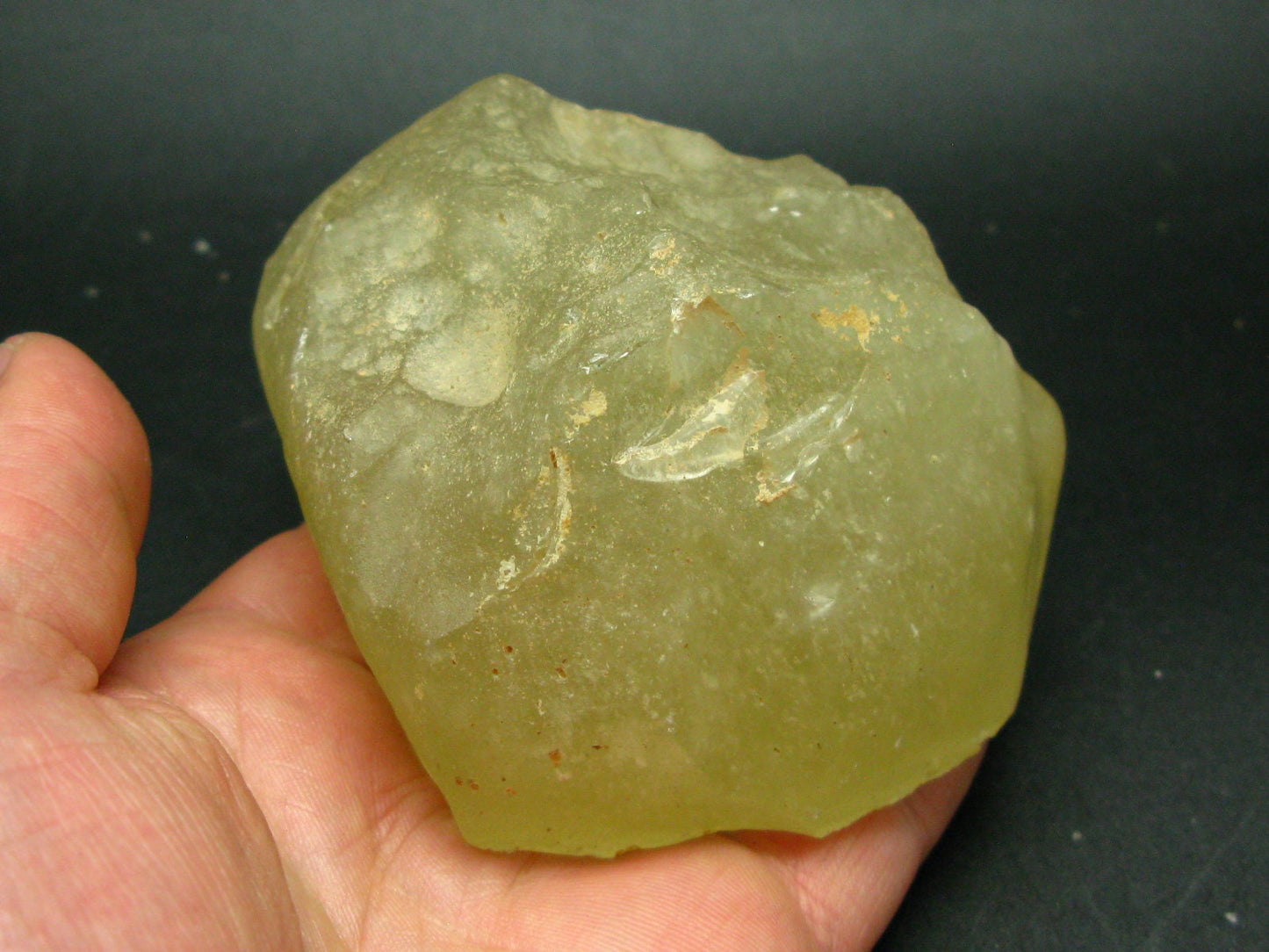 Huge Gem Libyan Tektite Glass From Libya - 440 Grams - 3.8"