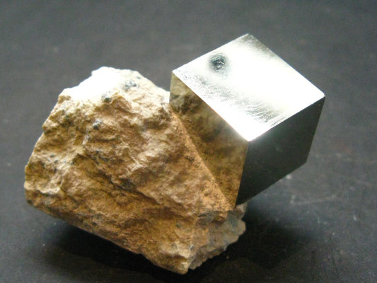 Perfect Pyrite Cube Cluster from Spain - 1.9"