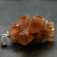 Terminated Aragonite Crystal Silver Pendant from Morocco - 1.2" - 7.73 Grams