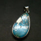 Turquoise Silver Pendant - 1.6" - 6.07 Grams