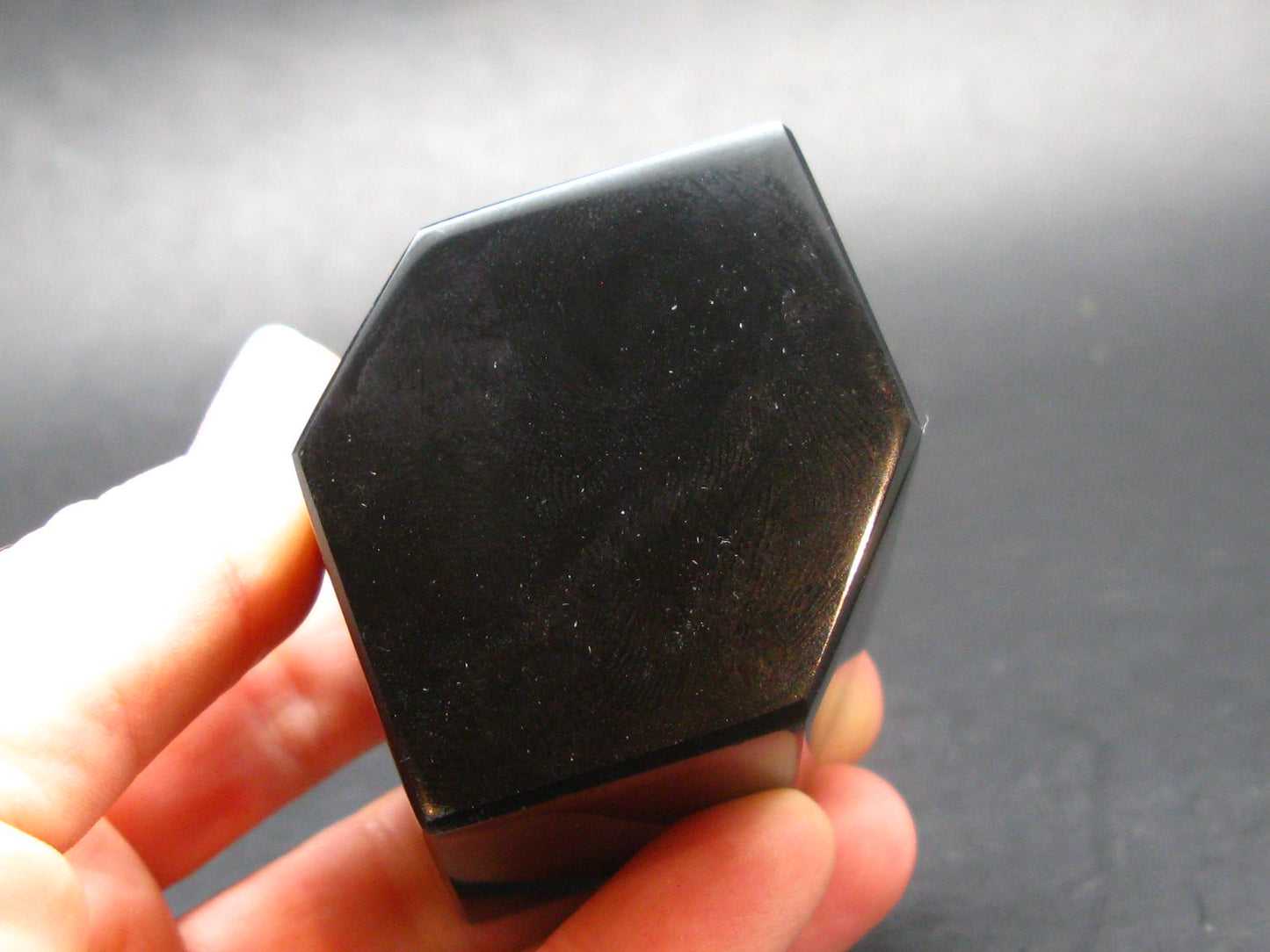 Black Obsidian Polished Stone From Mexico - 2.2"