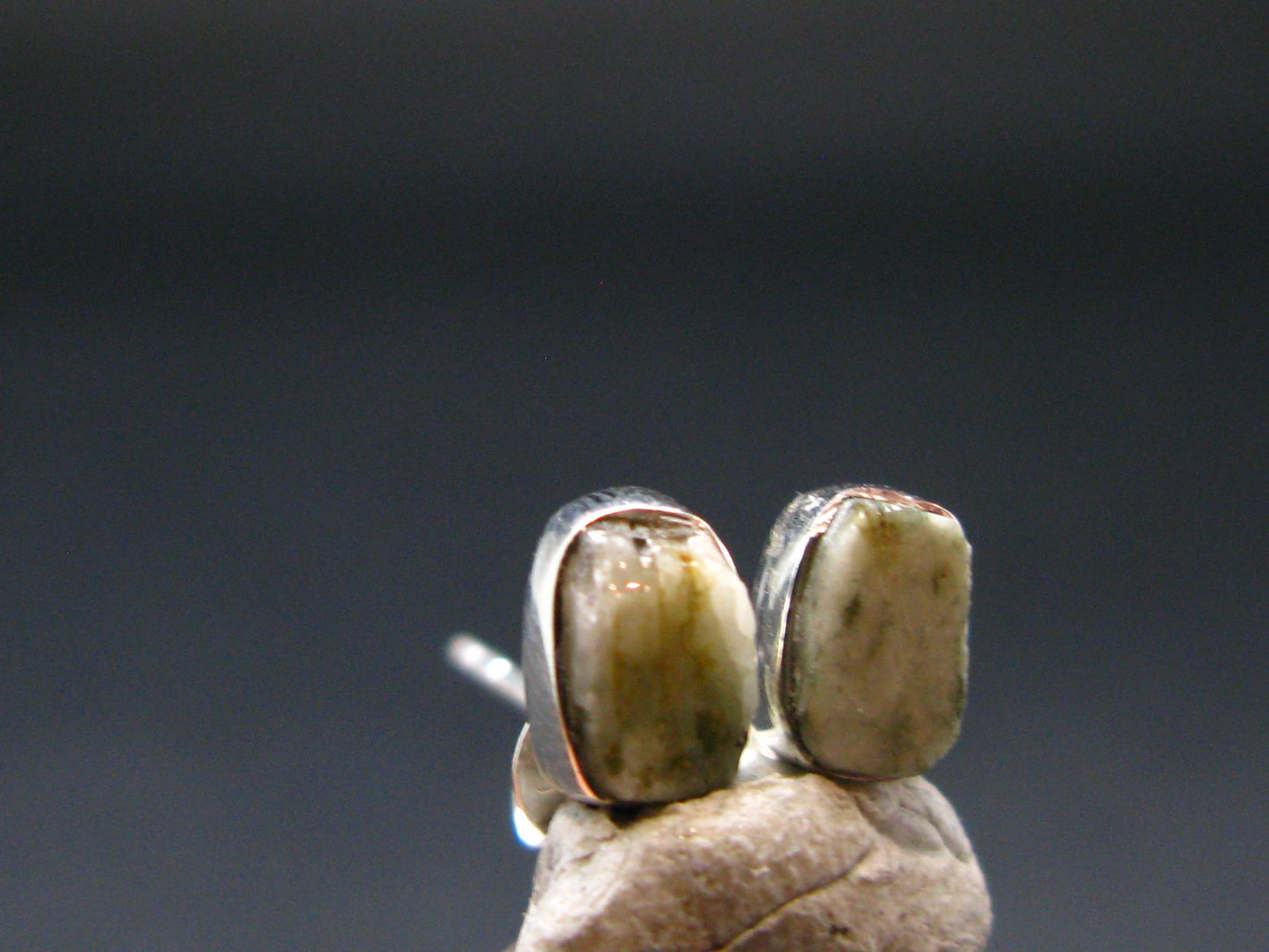 5.70 Carat Phenakite Phenacite Sterling Silver Stud Earrings from Brazil