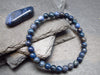 Dumortierite Genuine Bracelet ~ 7 Inches ~ 6mm Round Beads