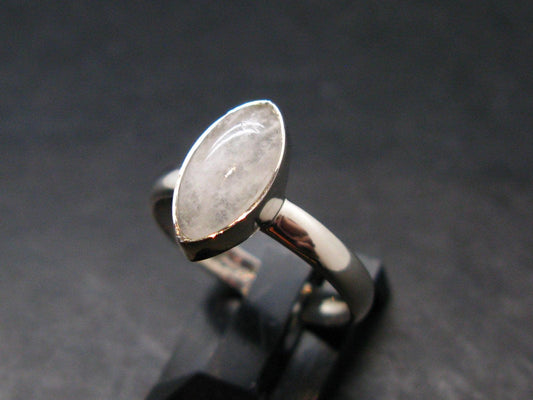 Natrolite Silver Ring From Russia - 2.12 Grams - Size 7