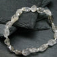 Tibetan Black Quartz Genuine Bracelet ~ 7 Inches ~ 10mm Crystal Beads