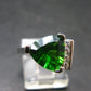 Helenite Gaia Stone Gem Sterling Silver Ring From Washington - Size 7.5 - 1.72 Carats