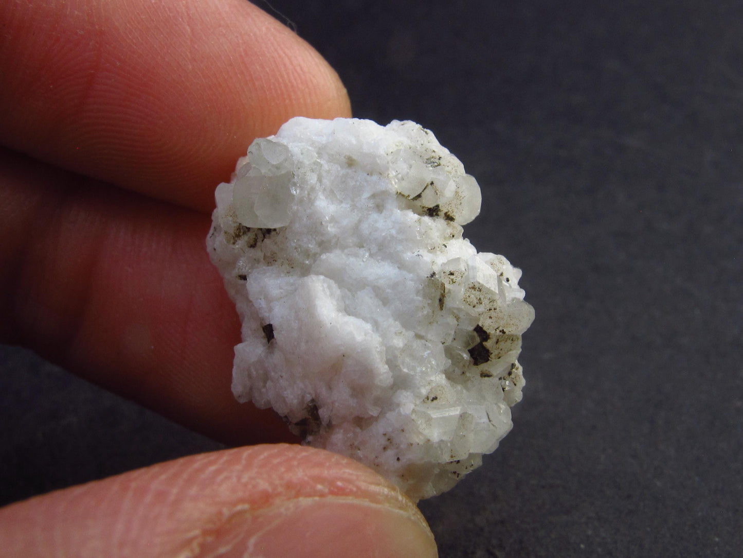 Rare Phenakite Phenacite on Feldspar Cluster from Colorado - 0.9" - 4.55 Grams
