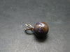 Rare Boulder Opal Silver Pendant from Australia - 0.6" - 1.74 Grams
