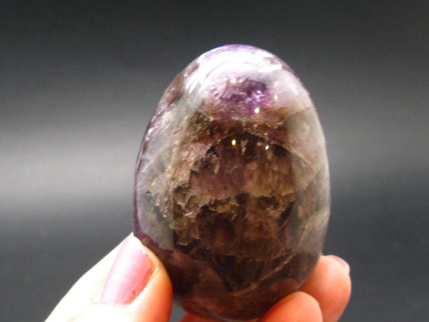 Cacoxenite Egg From Brazil - 2.2" - 132.77 Grams