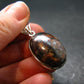 Zincite Franklinite Willemite Silver Pendant From USA - 1.4" - 9.0 Grams