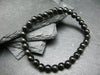 Elite Noble Shungite Genuine Bracelet ~ 7 Inches ~ 6mm Round Beads