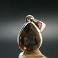 Smoky Quartz Crystal Facetted Silver Pendant From China - 1.0" - 3.18 Grams
