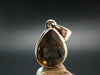 Smoky Quartz Crystal Facetted Silver Pendant From China - 1.0" - 3.18 Grams