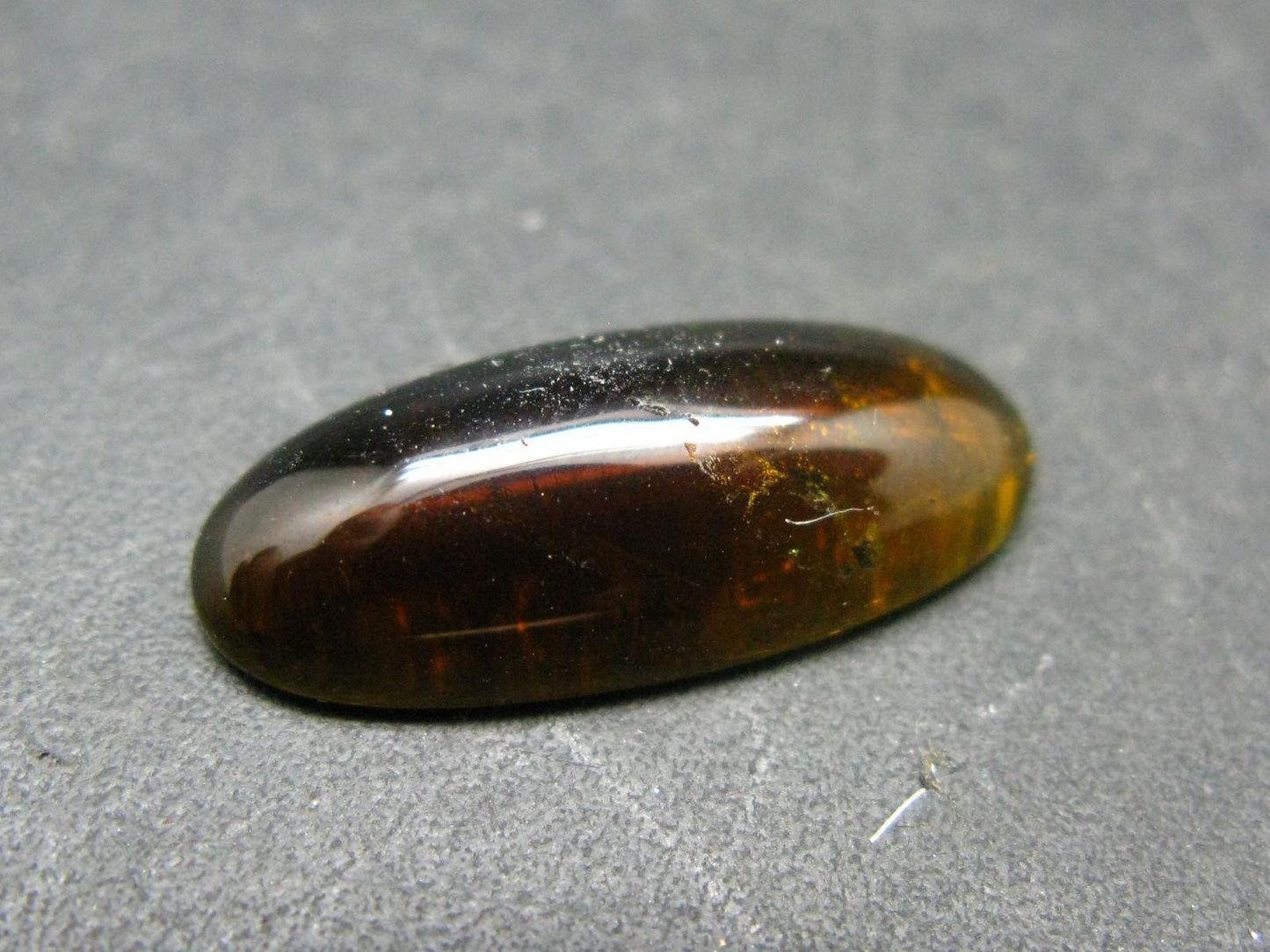 Green Tourmaline Cabochon From Brazil - 10.56 Carats - 22x9mm