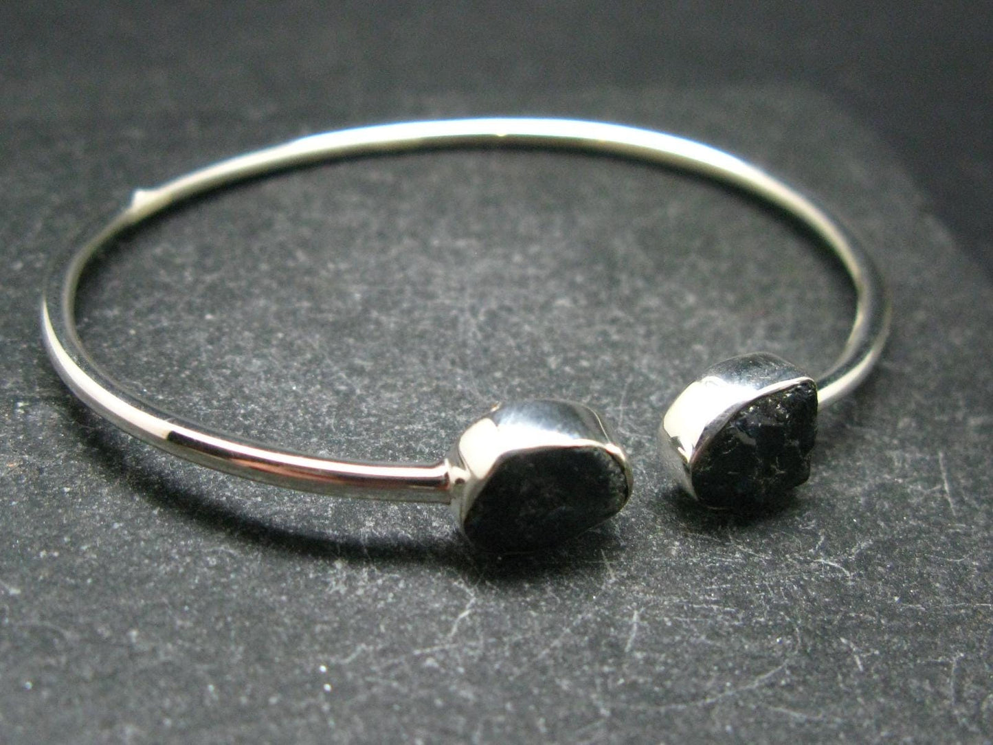 Alexandrite Silver Twister Bracelet From Brazil - 5.4 Grams