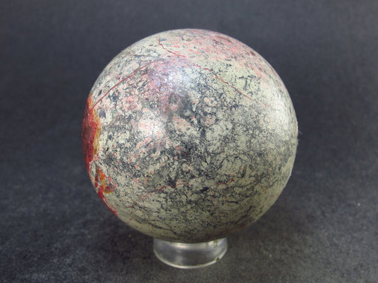 Large Cinnabar Ball Sphere from Spain - 111.5 Grams - 1.6"