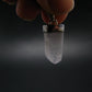 Vera Cruz Amethyst Silver Pendant From Mexico - 1.2" - 4.05 Grams