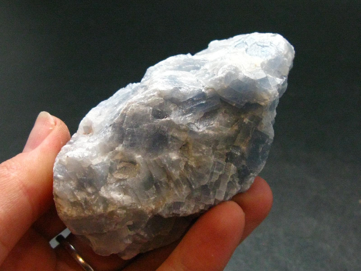 Blue Calcite Crystal from Mexico - 141.88 Grams - 3.0"