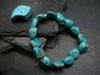 Turquoise Genuine Untreated Bracelet ~ 7 Inches ~ 12mm Tumbled Beads