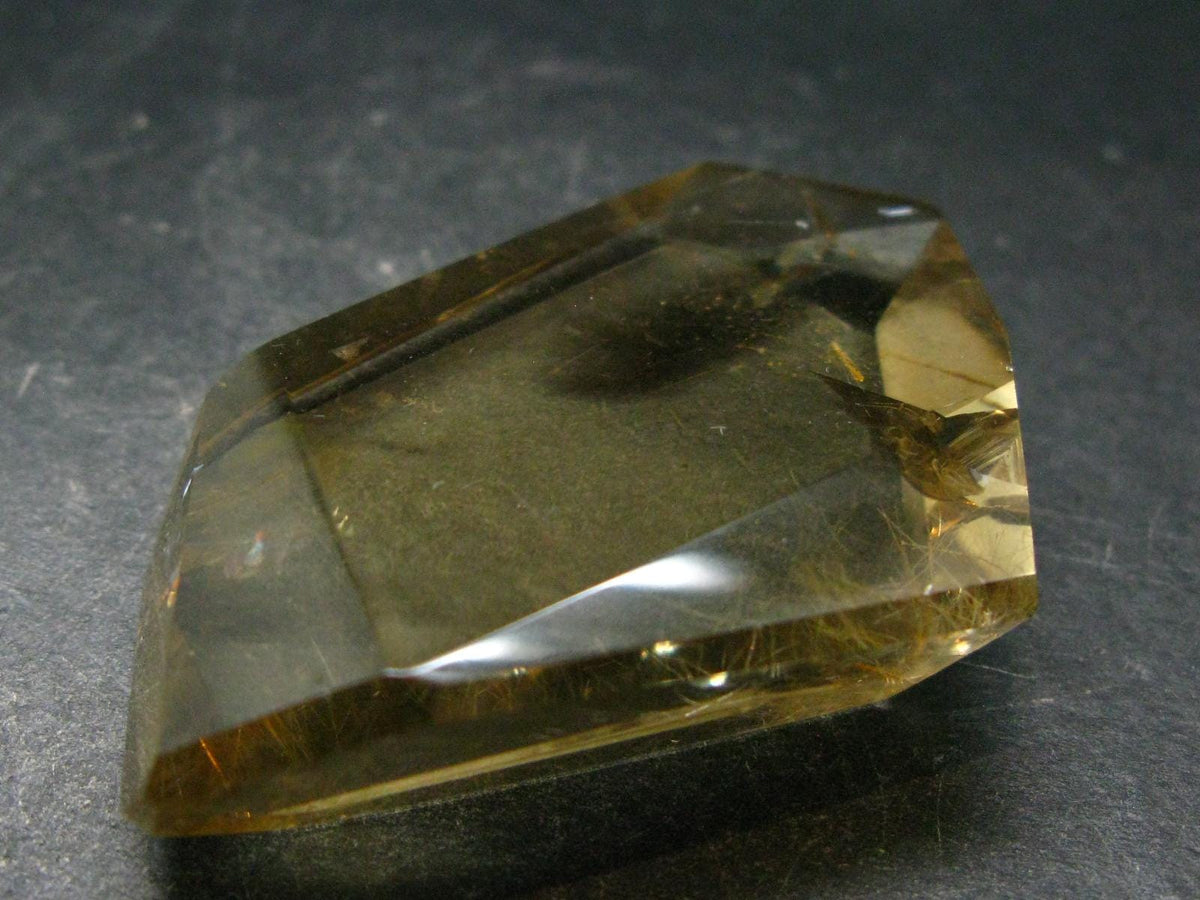 Nice Untreated Unheated Citrine Polished Stone from Zambia - 54.14 Grams - 2.4"