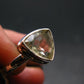 Libyan Desert Glass Tektite Sterling Silver Ring from Libya - Size 7 - 3.01 Grams