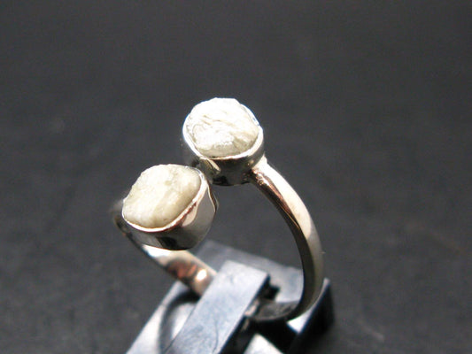 Phenakite Phenacite Crystal Silver Ring From Brazil - Size 7 - 2.26 Grams