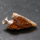 Gem Hessonite Garnet Crystal Silver Pendant from Canada - 1.1" - 3.79 Grams