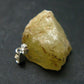 Large Natural Agni Gold Danburite Sterling Silver Pendant from Tanzania - 1.1" - 5.12 Grams