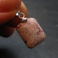 Bixbite Red Emerald Beryl Silver Pendant From Utah USA - 5.5 Carats - 0.8"