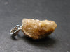 Rare Herderite Crystal Silver Pendant from Brazil - 0.9" - 2.0 Grams