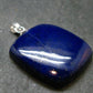 Lapis Lazuli Silver Pendant From Afghanistan - 1.2" - 6.48 Grams