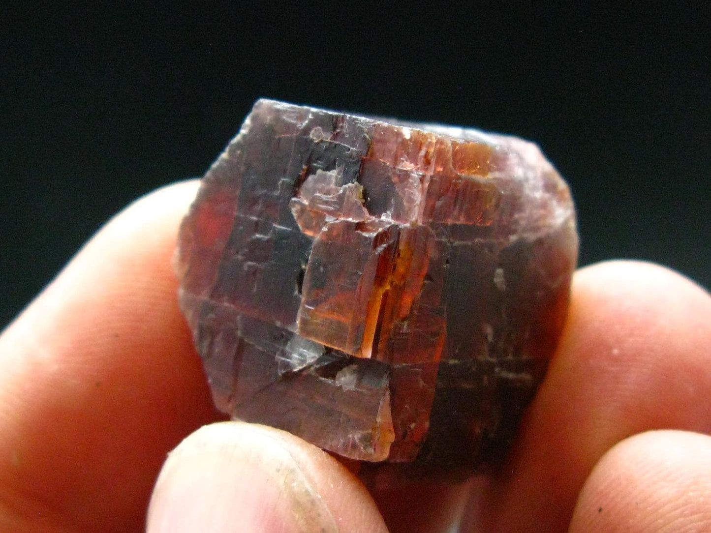 Rare Red Gem Villiaumite Crystal from Russia - 1.1" - 14.39 Grams