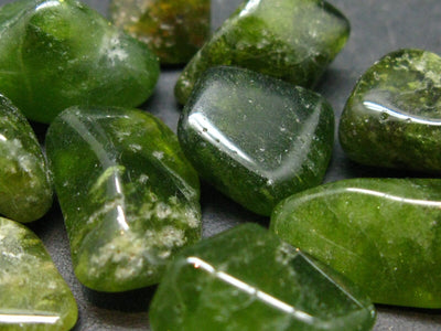 Lot of 10 genuine tumbled Vesuvianite Idocrase from India