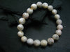 Natrolite Genuine Bracelet ~ 7 Inches ~ 10mm Round Beads