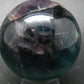 Gem Purple + Green Fluorite Sphere from China - 2.5"