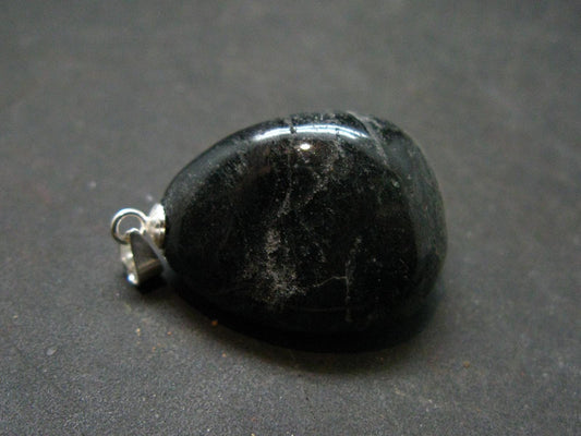 Rare ISUA Stone Silver Pendant From Greenland - 1.1" - 8.15 Grams