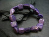 Charoite Genuine Bracelet ~ 7 Inches ~ 14mm Tumbled Beads