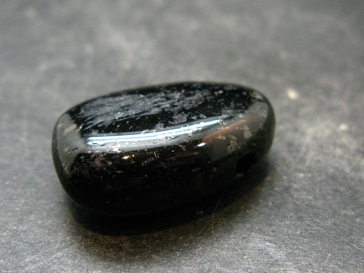 Nuumite Nuummite Metal Free Pendant From Greenland - 1.1" - 13.0 Grams
