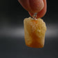 Wulfenite Crystal Silver Pendant From Arizona, USA - 1.1" - 17.15 Grams