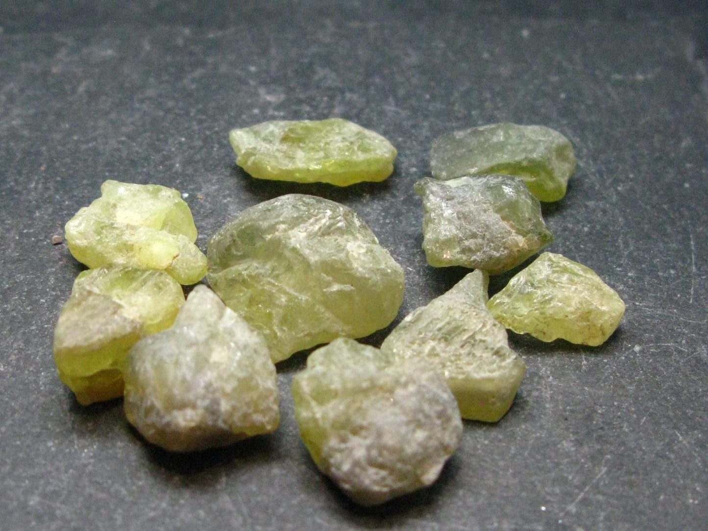 Lot of 10 Chrysoberyl Crystals From Brazil - 98.85 Carats