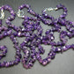 Orchid St. Valentine Gem!! Set of Three Natural Amethyst Free Form Bead Necklace from Brazil - 17.5'' Each