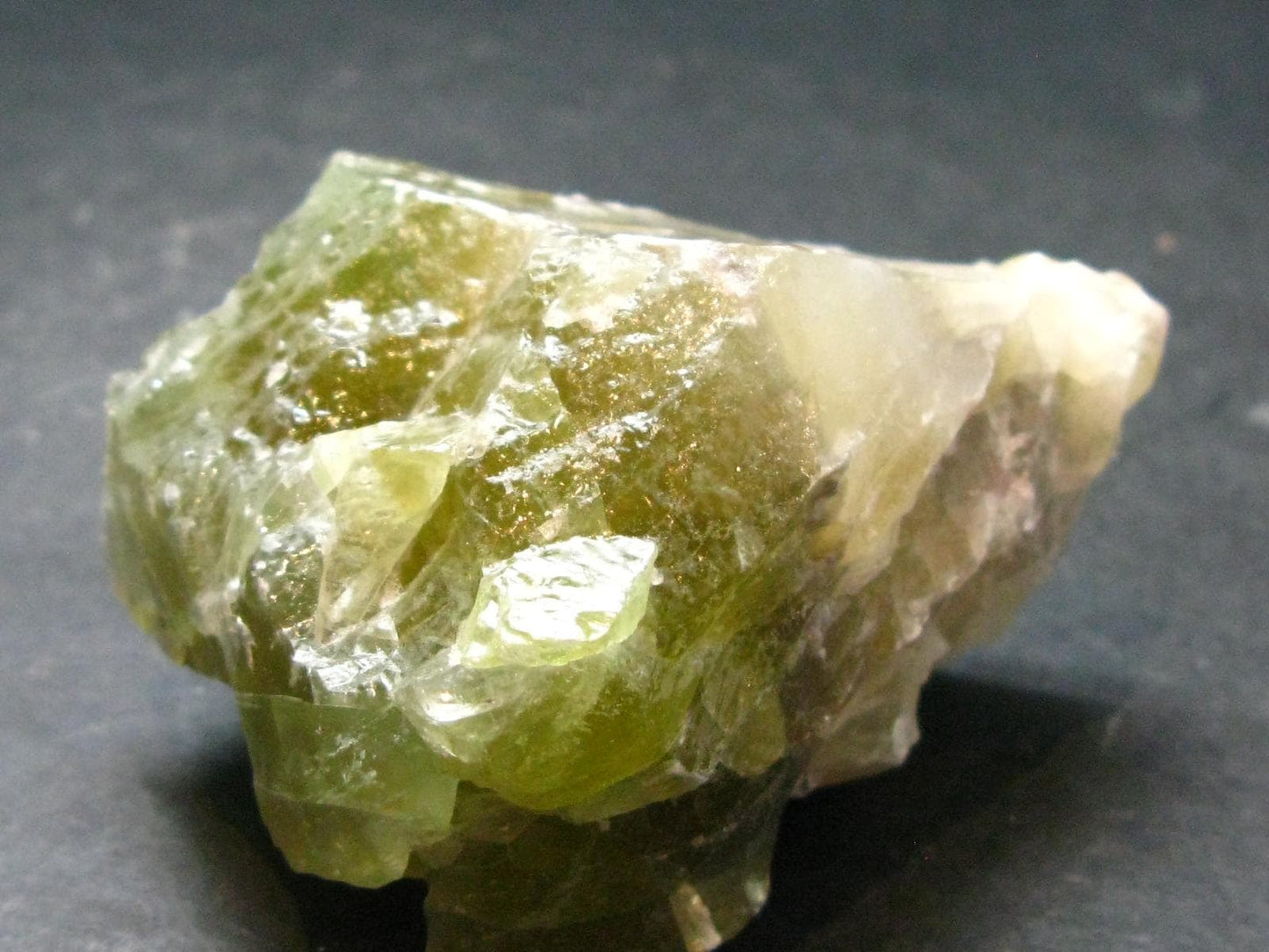 Green Brownish Calcite Crystal from Mexico - 190.15 Grams - 2.9"