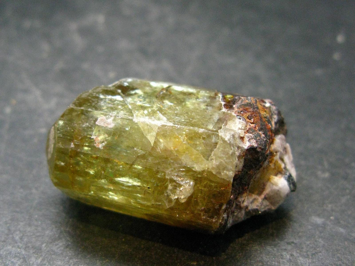 Large Gold Apatite Crysatl from Mexico - 28.04 Grams - 1.4"