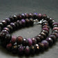 Purple Sugilite Rondelle Faceted Beads Necklace From South Africa - 17" - 79.60 Grams