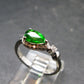 Helenite Gaia Stone Gem Sterling Silver Ring From Washington - Size 6 - 0.80 Carats