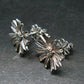 Alexandrite Gem Silver Stud Earrings From Russia - 3.10 Grams